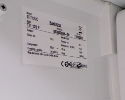 Zanussi tafelmodel vriezer 2dehands