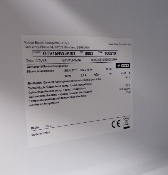 Bosch tafelmodel vriezer GTV15NW3A - 2ehands