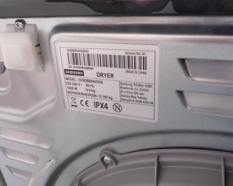 Samsung warmtepompdroger DV90BB9445GB - 9 kg
