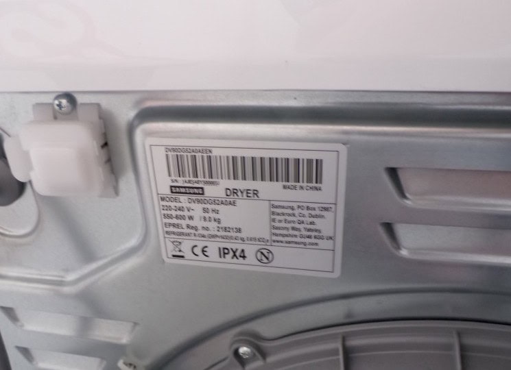 Samsung warmtepompdroger - DV90DG52A0AE - 9kg