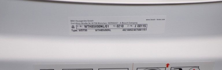 Bosch warmtepompdroger - WTH85V00NL - 8kg