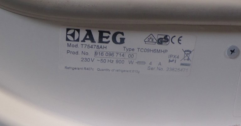 AEG condensdroger - T75478AH - 7kg