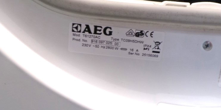 AEG T61270AC 2ehands condensdroger