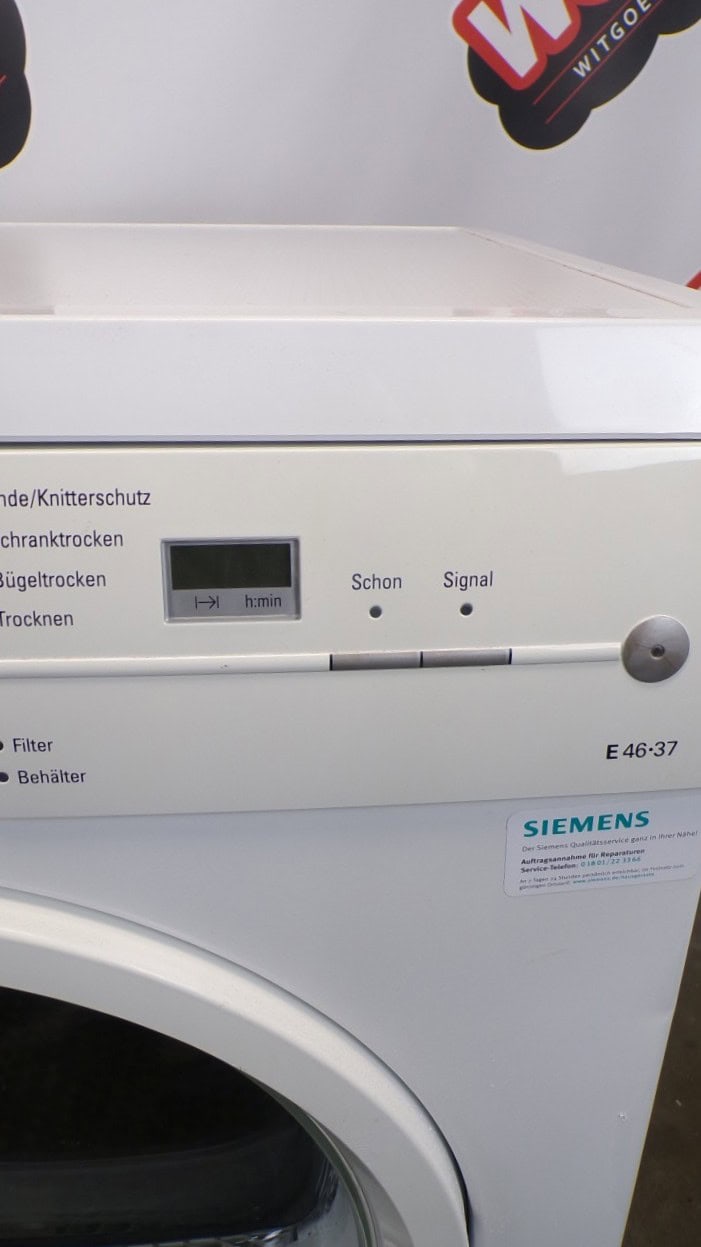 Siemens 2ehands condensdroger - WT46E370EX - 7kg