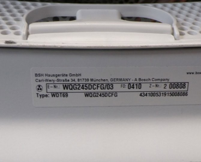 Bosch WQG245DCFG warmtepomp droger - 9kg