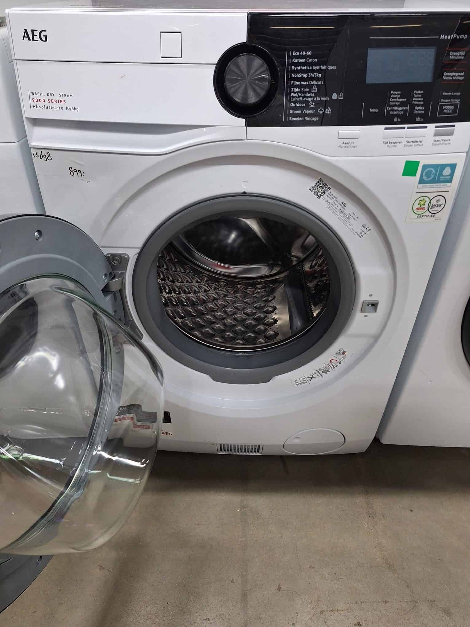 AEG LWR9506BN4 was-droog combinatie 10 kg