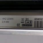 Whirlpool 2ehands inbouw oven AKZ223/IX
