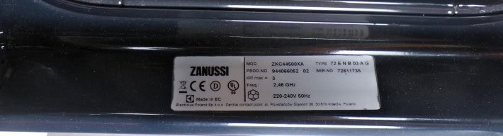 Zanussi ZKC44500 2ehands inbouw combimagnetron