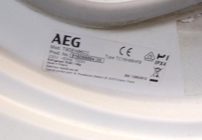AEG T9DEN86CC warmtepompdroger - 2ehands